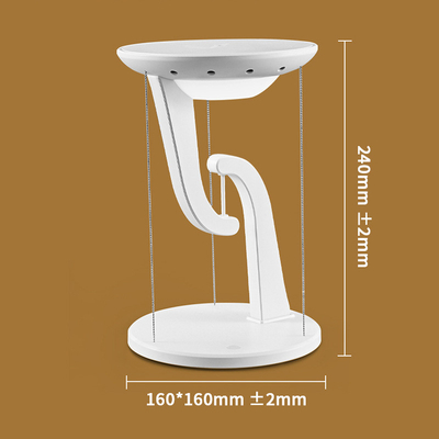 شاحن لاسلكي قابل للطي 240 * 160MM الحجم مع LED و القدرة على التخزين