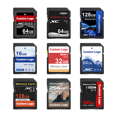 شعار مخصص C10 SMT بطاقة ذاكرة USB Micro SD متوافقة مع معظم الأجهزة ودائمة