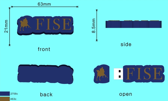 أشكال مخصصة ذاكرة فلاش USB إنتاج البلاستيك أو السيليكون سهل مع العفن المفتوح