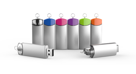 قابلة للتخصيص 8-15MB/s كتابة المعدنية محرك أقراص فلاش USB مع شعار القبة السرعة