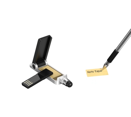 محرك أقراص فلاش USB من نوع السرعة المعدنية مع فلاش الاختبار جميعها اجتازت اختبار H2 أو Beach32 القراءة 15-20MB / s الفضة المصنوعة خصيصا