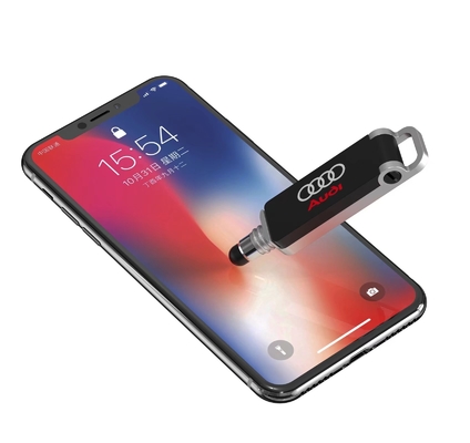محرك أقراص فلاش USB من نوع السرعة المعدنية مع فلاش الاختبار جميعها اجتازت اختبار H2 أو Beach32 القراءة 15-20MB / s الفضة المصنوعة خصيصا