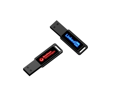 محرك أقراص فلاش عالي السرعة كريستال USB مع ضوء LED لامع
