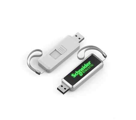 ضوء LED usb مع لون لامع