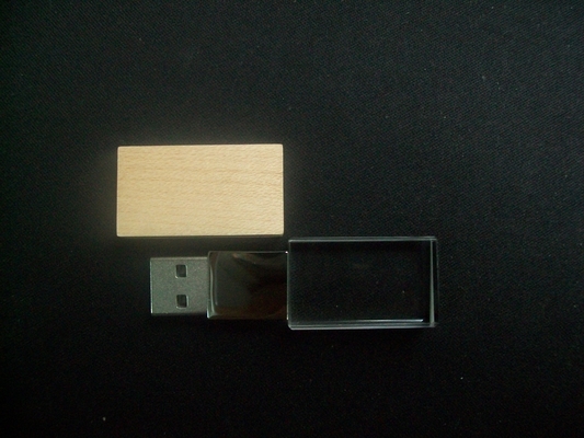 مخصصة كريستال USB ستيك مع خيارات شعار الليزر -50 ° C 80 ° C درجة حرارة البيئة