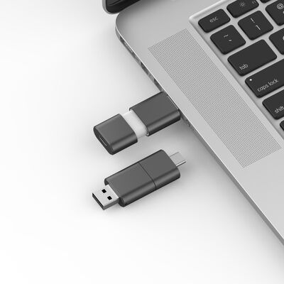 السرعة السريعة نوع C مع USB 3.0 و USB 2.0 محرك أقراص فلاش
