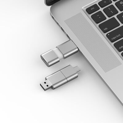 السرعة السريعة نوع C مع USB 3.0 و USB 2.0 محرك أقراص فلاش