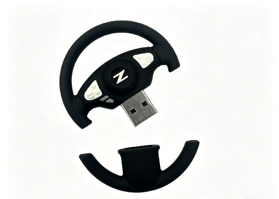 فتح القالب بواسطة محركات أقراص فلاش USB المخصصة بواسطة ذاكرة USB على شكل عجلة قيادة السيارة