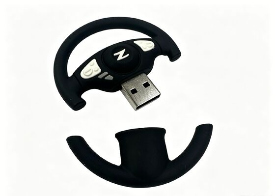 فتح القالب بواسطة محركات أقراص فلاش USB المخصصة بواسطة ذاكرة USB على شكل عجلة قيادة السيارة