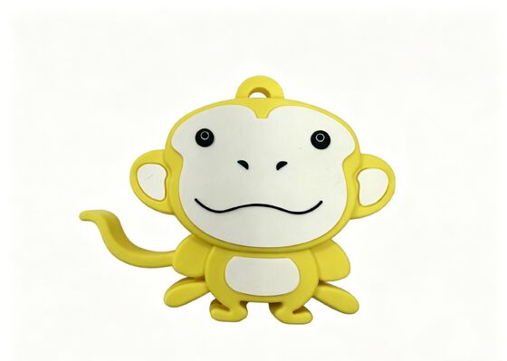 محرك أقراص فلاش USB مخصص على شكل قرد PVC يتميز بخيار تشفير البيانات للتسويق والوصول الآمن للبيانات