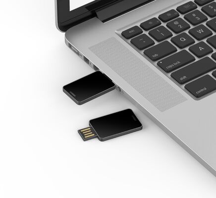 مصباح LED معدني محرك أقراص فلاش USB قشرة معدنية متينة بدون تشفير متوافقة مع أنظمة تشغيل وأجهزة مختلفة