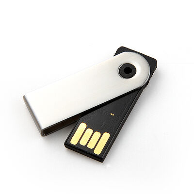 USB 2.0 و USB 3.0 محرك فلاش USB معدني نمط صغير بطارية خفيفة الوزن متينة محمولة تخزين محرك فلاش USB قابل للتدوير