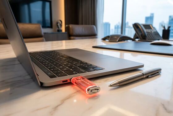 شعار منقوش على الأكريليك داخل محرك فلاش USB يدعم الاختيار الأمثل للمؤتمرات والمعارض التقنية