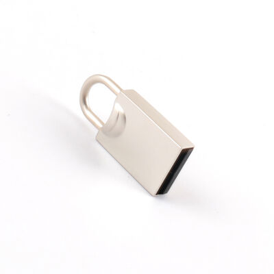 طباعة شعار يدعم محرك فلاش USB معدني، 100 بالمائة من الرقائق تم اختبارها بواسطة H2، USB صغير أنيق وسهل الوصول إليه