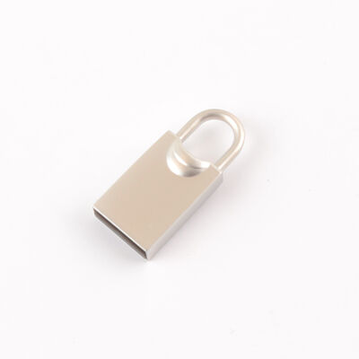 طباعة شعار يدعم محرك فلاش USB معدني، 100 بالمائة من الرقائق تم اختبارها بواسطة H2، USB صغير أنيق وسهل الوصول إليه
