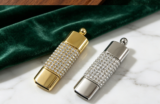 ناقل USB شفاف واضح يقدم سرعة نقل البيانات تصل إلى 5 جيجابايت في الثانية مقاوم للماء جهاز تخزين محمول دائم هدية للسيدة