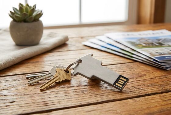 سلسلة اللؤلؤ المعدنية محرك فلاش USB فضي جهاز تخزين مضغوط درجة حرارة التشغيل من 50 إلى 80 درجة مثالية للأعمال