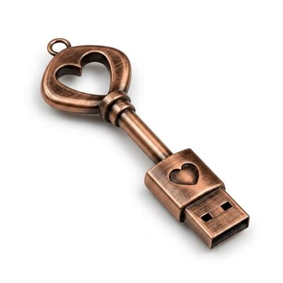 أسلوب ريترو محرك أقراص فلاش USB مفتاحي يقدم سرعة 10MB مناسبة للتخزين الرقمي المحمول وإدارة البيانات