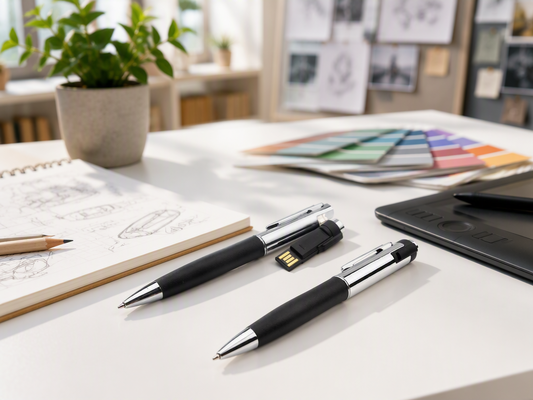 Durable Pen USB Flash Drive with 1500cd per square meter brightness and Plug And Play functionality