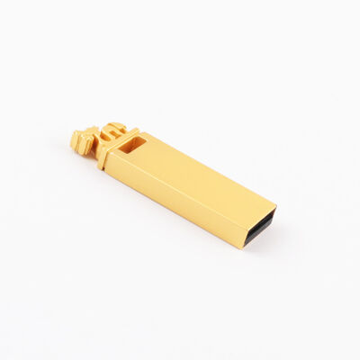 بطاقة الذاكرة SD سبيكة الزنك المعدنية محرك أقراص فلاش USB خفيفة الوزن 15 غرام جهاز تخزين محمول دائم للشركات