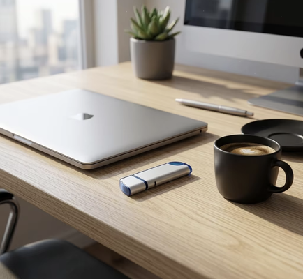 محرك أقراص فلاش USB بلاستيكي يو إس بي 2.0 يوفر سرعة الكتابة من 4 إلى 10 ميجابايت في الثانية مثالية للنسخ الاحتياطي الآمن لنقل البيانات