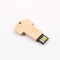 محرك فلاش USB الخشبي من خشب القيقب على شكل مفتاح قراءة سريعة 64 جيجابايت و 128 جيجابايت و 256 جيجابايت