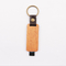 جلد خشبي النقش شعار هدية محرك فلاش USB 80 ميجابايت / ثانية المعيار الأوروبي