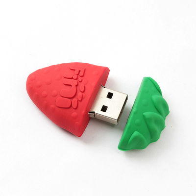 PVC فتح قالب لطيف USB عصا البطيخ الفراولة شكل الشوكولاته