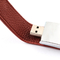 جلد حقيقي Usb عصا 2.0 3.0 محرك فلاش USB محمول 64 جيجابايت 30 ميجابايت / ثانية