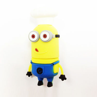 قالب فتح PVC مخصص بواسطة شخصية كرتونية التوابع Usb 2.0 و 3.0 سريع