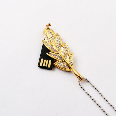 رقاقة مخفية داخل أوراق محرك فلاش USB نمط المجوهرات سرعة سريعة