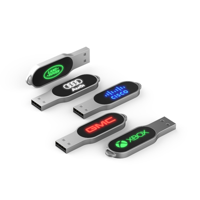 عند العمل سوف ضوء LED كريستال لامع محرك USB 32 جيجابايت 64 جيجابايت 128 جيجابايت