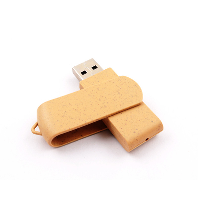 سترو وبلاستيك 128 جيجا بايت فلاش درايف مواد قابلة لإعادة التدوير Usb 3.0 Memory