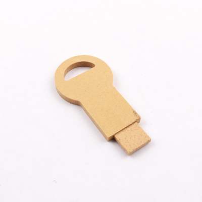 إعادة تدوير المواد Usb Stick هدايا ترويجية USB 2.0 20 ميجابايت / ثانية 64 جيجابايت 128 جيجابايت