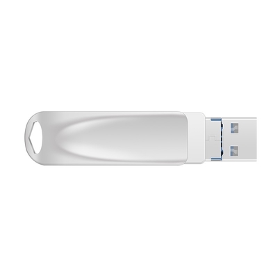 النوع C و Iphone Otg Pendrive 64GB المعدنية OEM