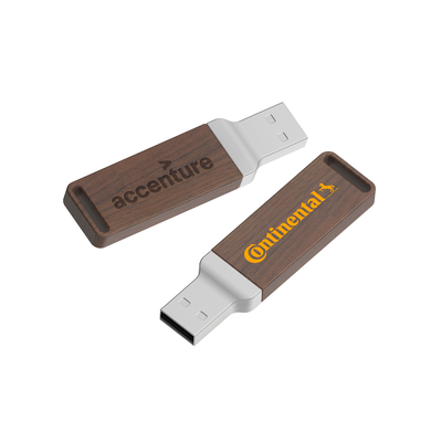 العلامة التجارية الخشب الطبيعي USB القلم الخشبية مع الطباعة أو النقش لعملك