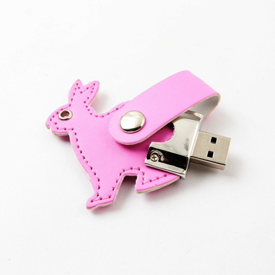 طباعة الشعار / طباعة الجلد البارزة دعم تشفير محرك أقراص USB / تحميل التاريخ