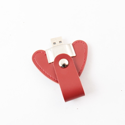محرك أقراص USB من الجلد مع التشفير لون مخصص