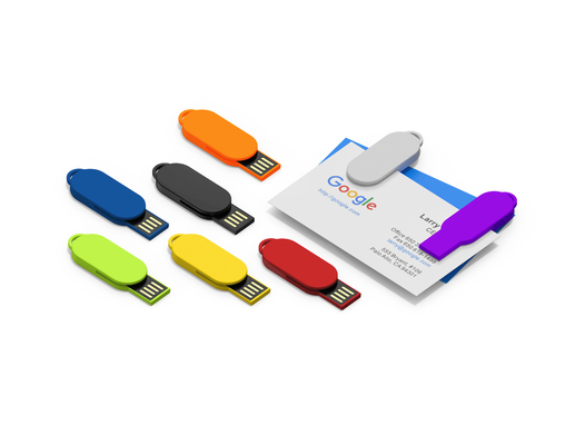 تعمل محرك أقراص USB كريستالي لامع LED Light مع التوافق بين ويندوز / ماك / لينكس