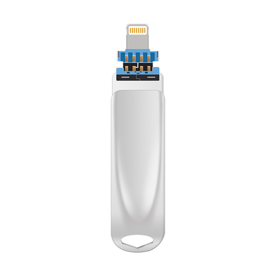 الفضة TYPE C usb 3 في واحد مع USB 2.0 USB 3.0 و Type C Connector