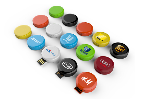 علبة USB المطاطية مع سرعة نقل البيانات رقائق توشيبا نطاق درجة حرارة واسع