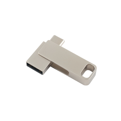 محرك أقراص فلاش USB من النوع C بزاوية 360 درجة للهاتف المحمول وبطاقة الائتمان 3.0