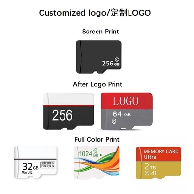 بطاقات ذاكرة عالية السعة 64GB مع 3.0 20mbs سرعة الكتابة والليزر اسم العميل أو بدون رأس USB