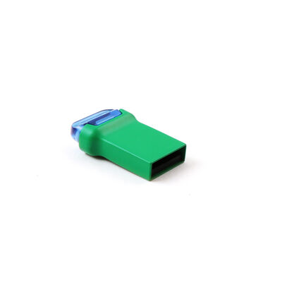 محرك فلاش Udp صغير بلون الجسم الأخضر محرك فلاش USB معدني يمكن تخصيص الشعار والتعبئة