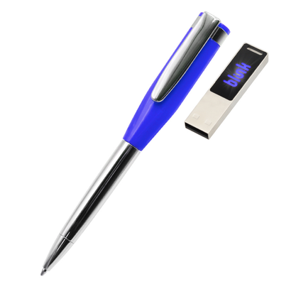 محرك أقراص فلاش USB على شكل قلم بوزن 20 جرام معتمد من CE/ROHS/FCC مع علامة تجارية قابلة للتخصيص لهدايا الشركات