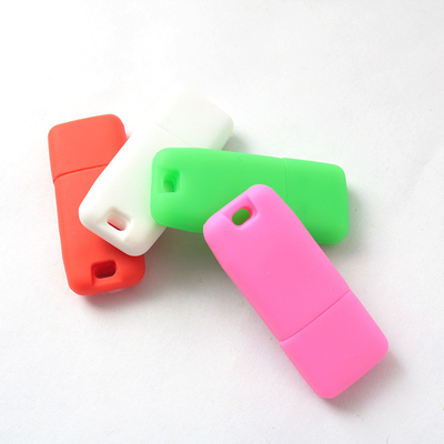 2D سيليكون مخصص مطبوعة محركات أقراص USB USB 2.0 70 ميجا بايت / ثانية 512 جيجا بايت قالب مفتوح