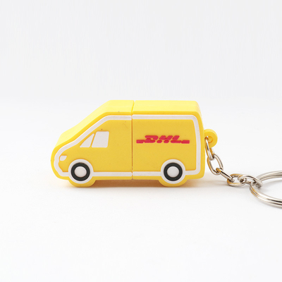 محرك أقراص فلاش USB مخصص سعة 30 ميجابايت / ثانية عالي السرعة سعة 64 جيجابايت و 128 جيجابايت و 512 جيجابايت على شكل سيارة