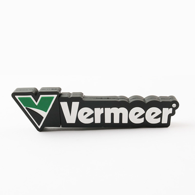 3D رسالة فتح قالب مخصص الشكل PVC محرك فلاش USB 3.0 128GB 256GB 512GB
