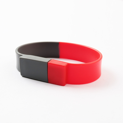ODM OEM سوار معصم من السيليكون USB Memory Bracelet 2.0 3.0 1GB 256GB ذاكرة كاملة