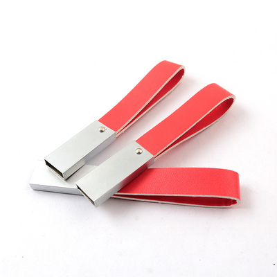 محركات أقراص USB جلدية 256 جيجا بايت 2.0 3.0 بطاقة ذاكرة USB مخصصة ODM OEM